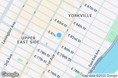 Map image of the property - 358 E 81st St