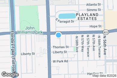 Map image of the property - 2410 N 59th Terrace