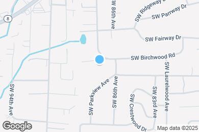 Map image of the property - 8740 SW Birchwood Rd