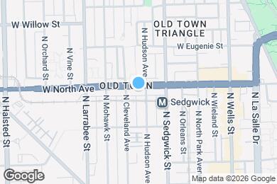 Map image of the property - 437 W North Ave