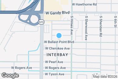 Map image of the property - 3517 W Ballast Point Blvd
