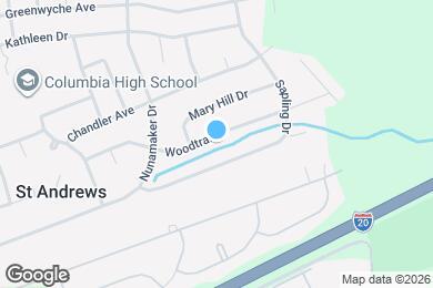 Map image of the property - 2012 Woodtrail Dr