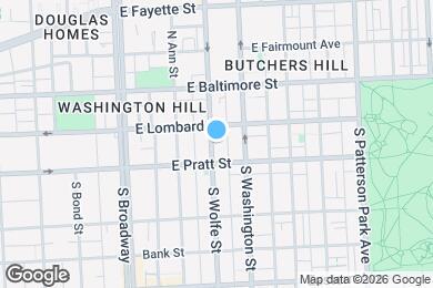 Map image of the property - 117 S Wolfe St