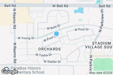Map image of the property - 15219 W Post Dr