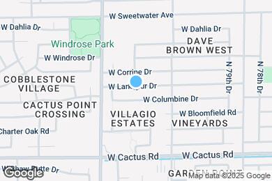 Map image of the property - 8203 W Larkspur Dr