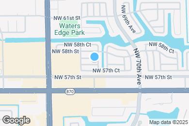 Map image of the property - 7303 NW 57th Dr