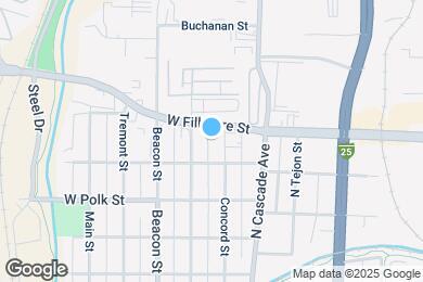 Map image of the property - Concord Apartments