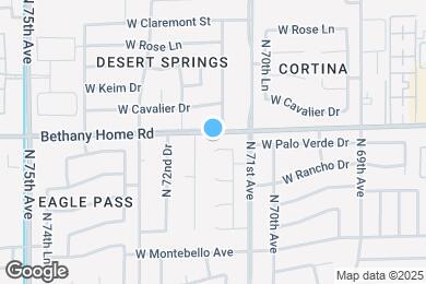 Map image of the property - 7136 W Palo Verde Dr