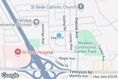 Map image of the property - 1338 Thais Ln