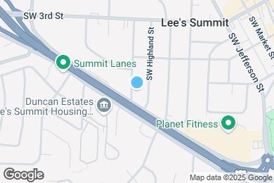 Map image of the property - 415 SW Walnut St