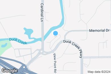 Map image of the property - Duck Creek Landing Apartments