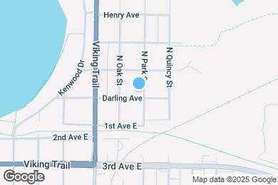 Map image of the property - 921 Darling Ave