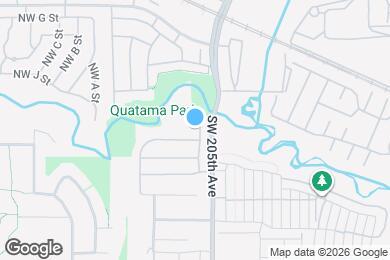 Map image of the property - 57 SW 206th Ave