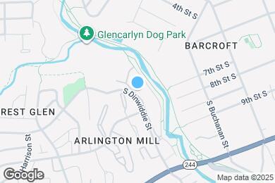 Map image of the property - 708 S Arlington Mill Dr