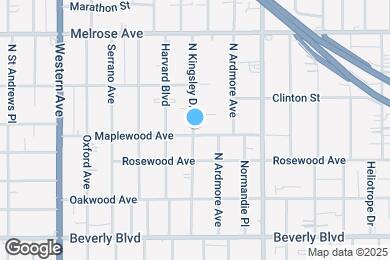 Map image of the property - 502 N Kingsley Dr