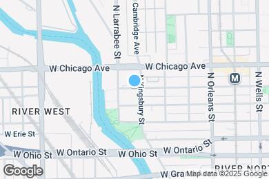 Map image of the property - 525 W Superior St