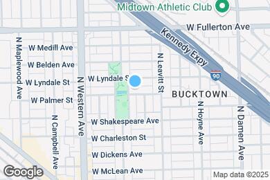 Map image of the property - 2240 W Palmer St