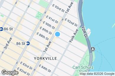 Map image of the property - 412 E 89th St