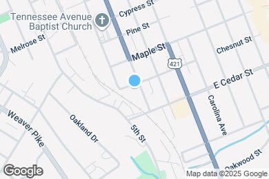 Map image of the property - 1104 Pennsylvania Ave