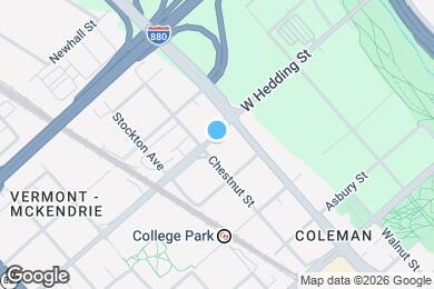 Map image of the property - 574 W Hedding St