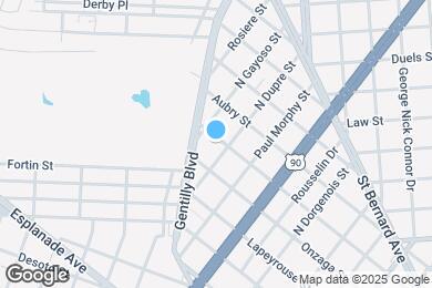 Map image of the property - 2812 Dabadie St