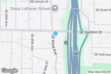 Map image of the property - 2534 SE 92nd Ave