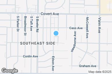 Map image of the property - 1753 Edson Ave