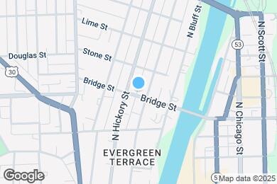 Map image of the property - 207 Bridge St