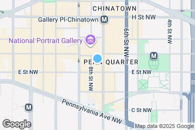 Map image of the property - 701 E St NW