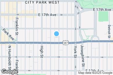 Map image of the property - 1521 Vine St