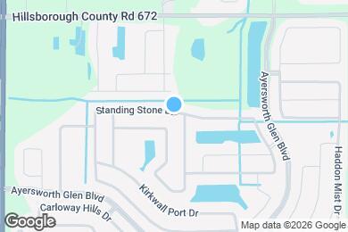 Map image of the property - 10708 Standing Stone Dr
