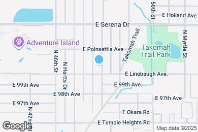 Map image of the property - 10008 N Pawnee Ave