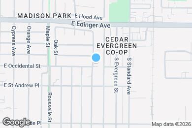 Map image of the property - 901 E Occidental St