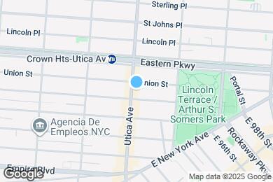 Map image of the property - 311 Utica Ave