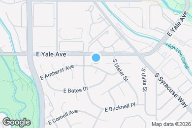 Map image of the property - 7649 E Amherst Ave