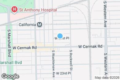 Map image of the property - 2637 W 21st Pl
