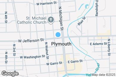 Map image of the property - 117 W Jefferson St
