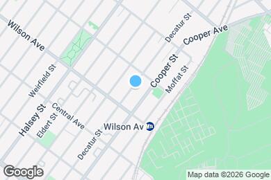 Map image of the property - 1280 Decatur St