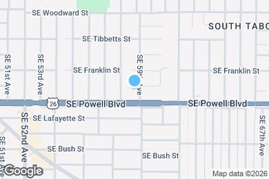 Map image of the property - 3411 SE 59th Ave