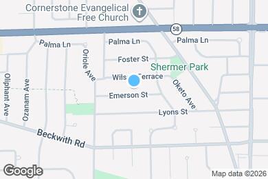 Map image of the property - 7504 Emerson St