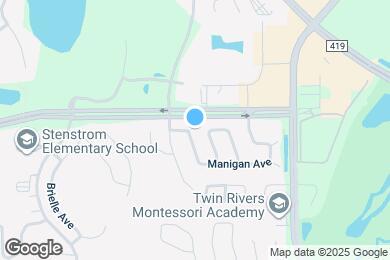 Map image of the property - 1105 Manigan Ave