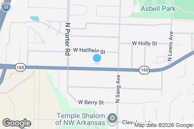 Map image of the property - 2228 W Wedington Dr