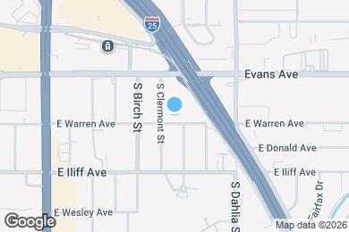 Map image of the property - 4545 E Warren Ave