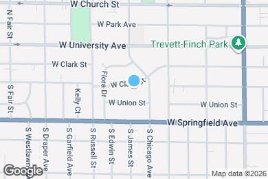 Map image of the property - 1111 W Clark St
