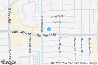 Map image of the property - 6240 San Felipe St