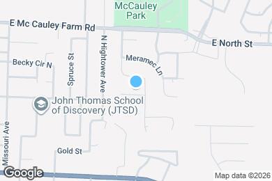 Map image of the property - 709 E Apple Ridge