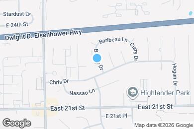Map image of the property - 2226 Bernie Dr