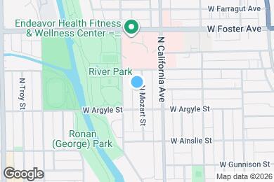 Map image of the property - 5028 N Mozart St