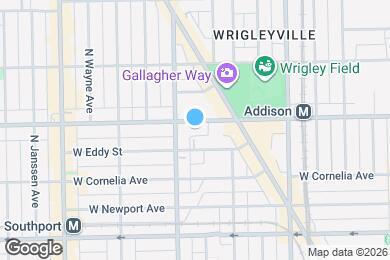 Map image of the property - 1133 W Addison St