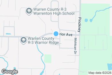 Map image of the property - 823 Navajo Trail